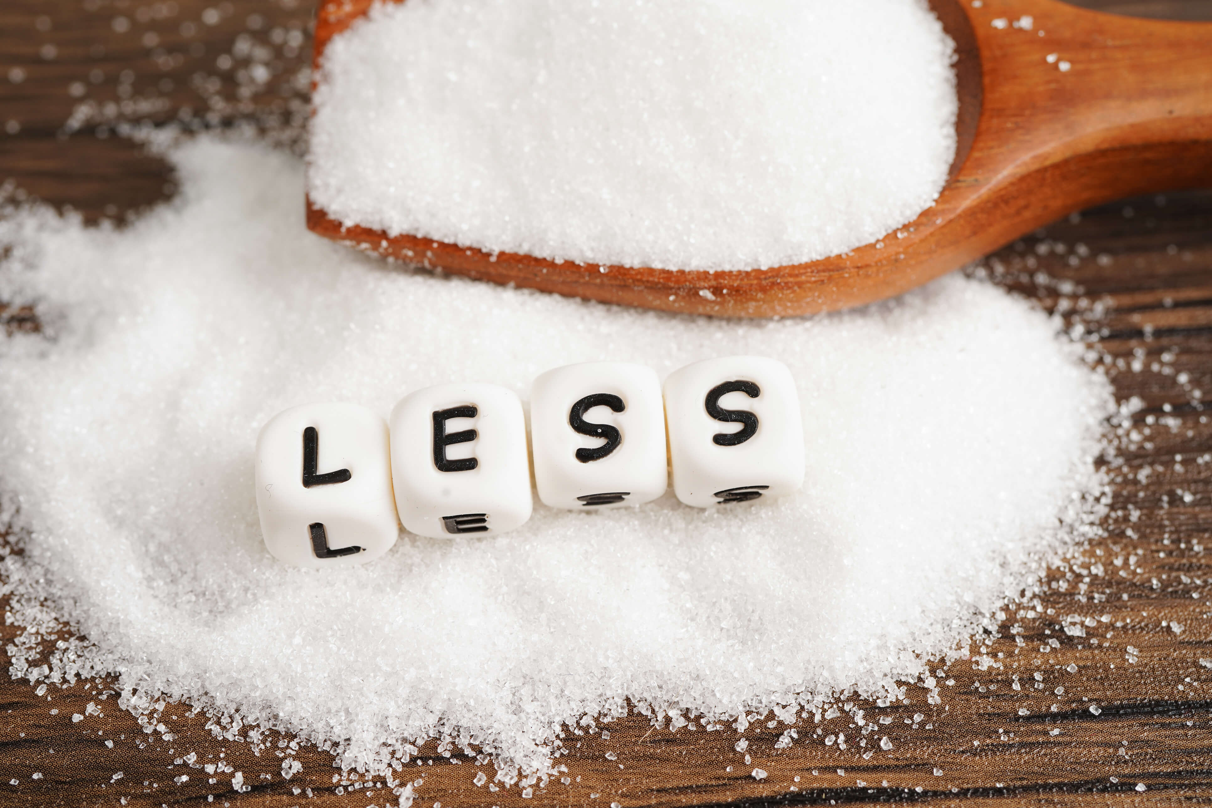 Less sugar